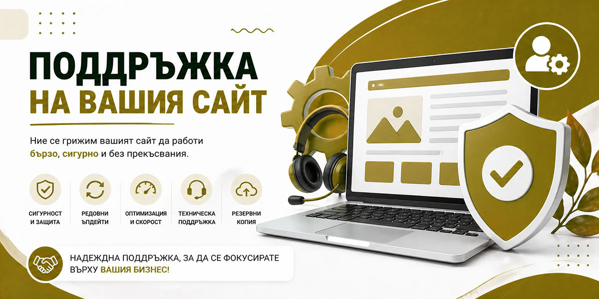 Поддръжка на сайт